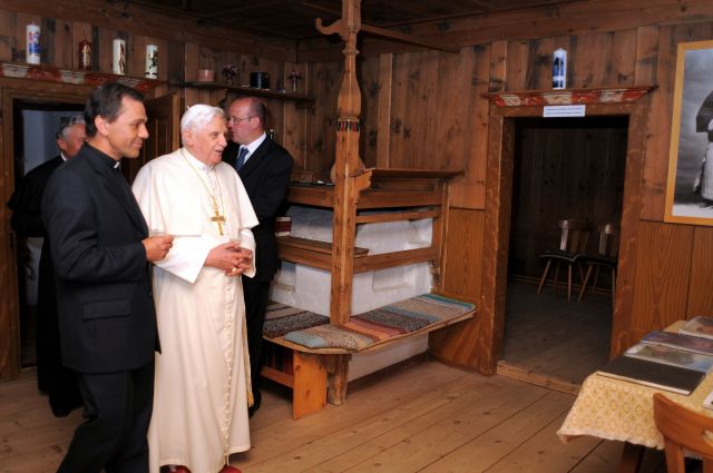 Immagine: La visita del Papa ad Oies